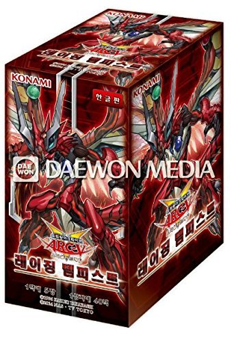 Pokemon Korea Yugioh Cards Raging Tempest Booster Box (40Pack) / Korean Ver