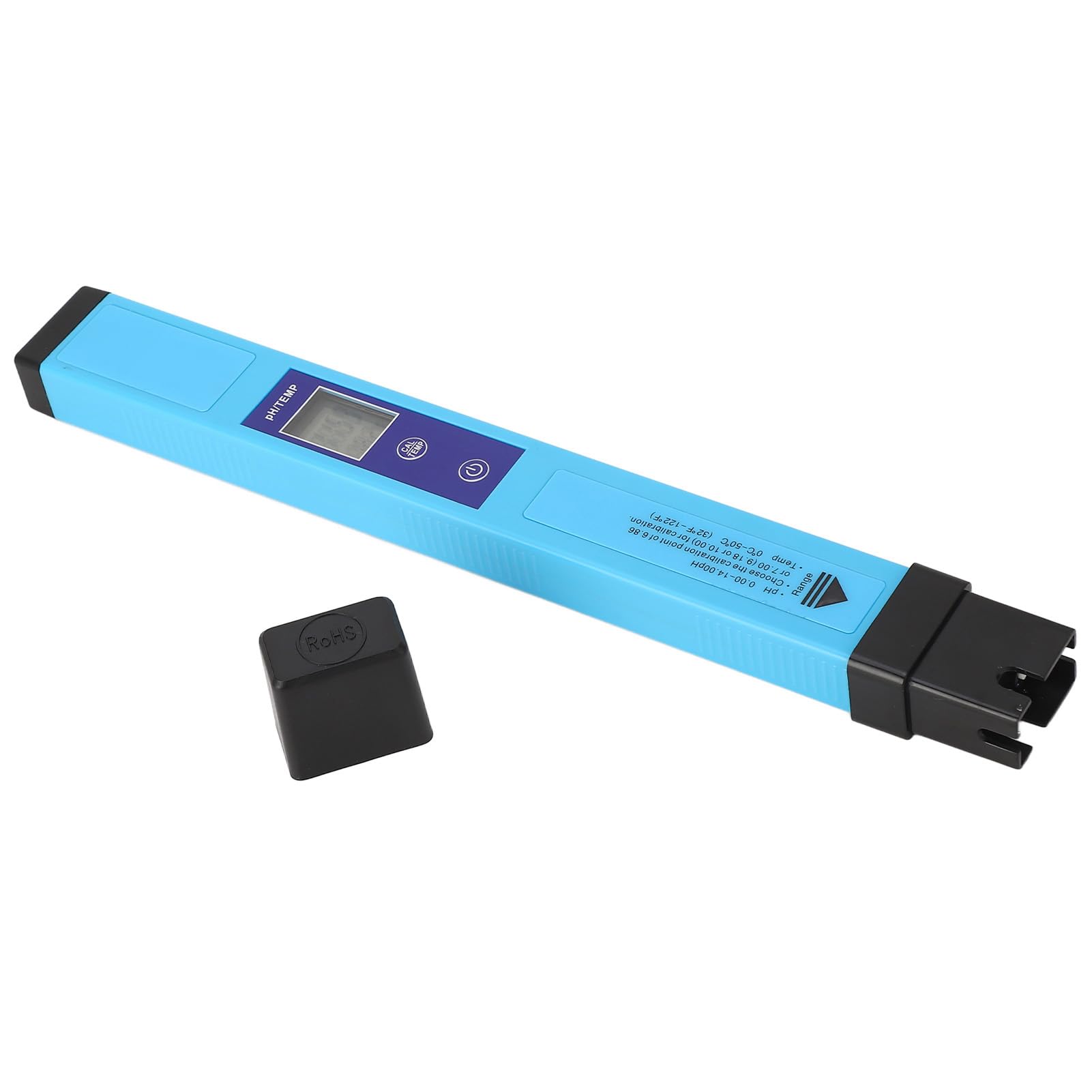 ViaGasaFamido Cyfrowy Tester Wody Bluetooth, Miernik PH 2 w 1 z temperaturą