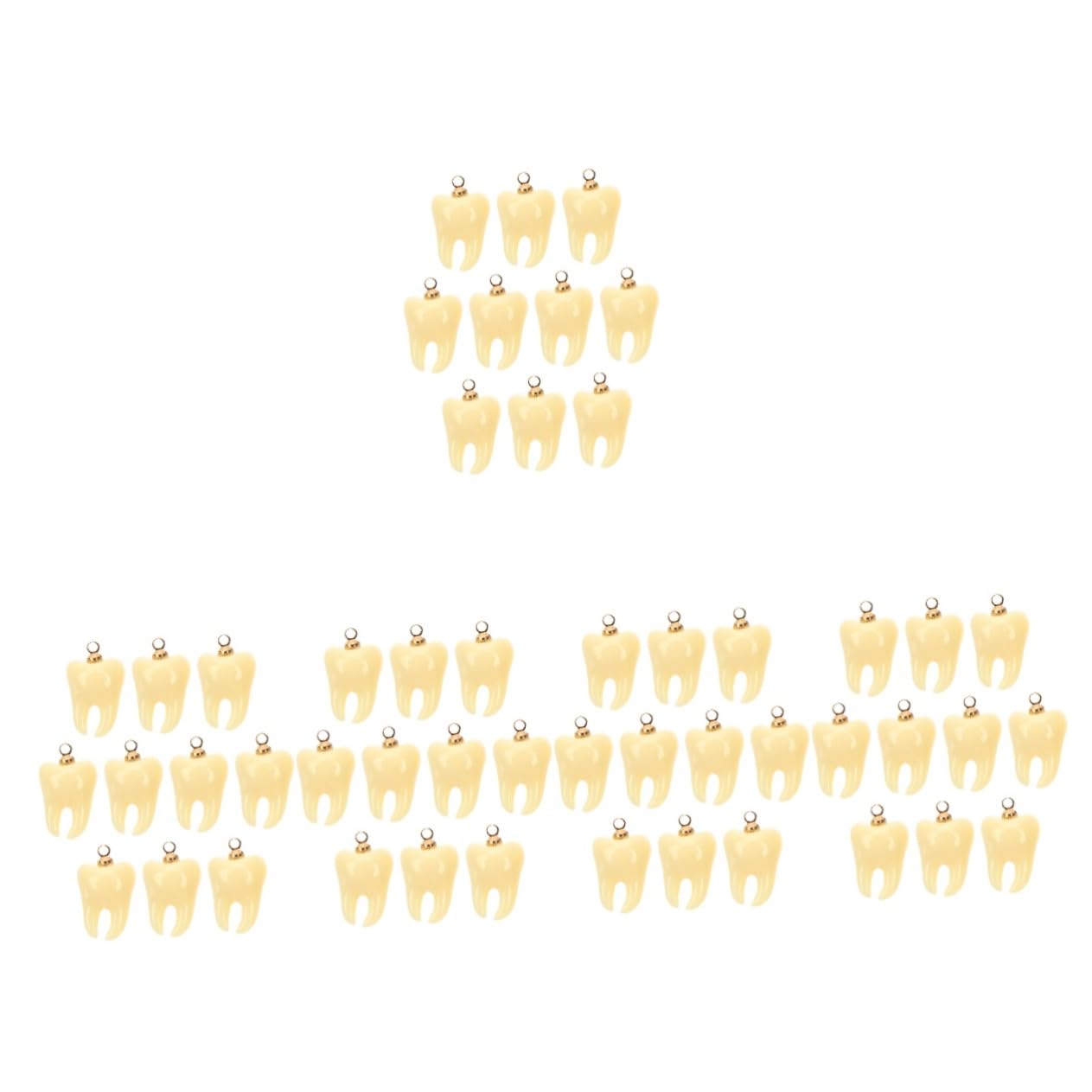 STOBOK 50pezzi Ciondoli Decorativi Forma Di Per Creazioni Fai Te Charm Per Collane Bracciali e Orecchini Accessori Divertenti Per Gioielli