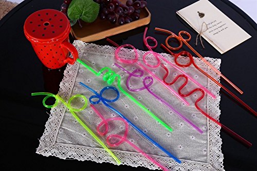 50 unidades de pitillos reutilizables Crazy Loop multicolor miniatura 3