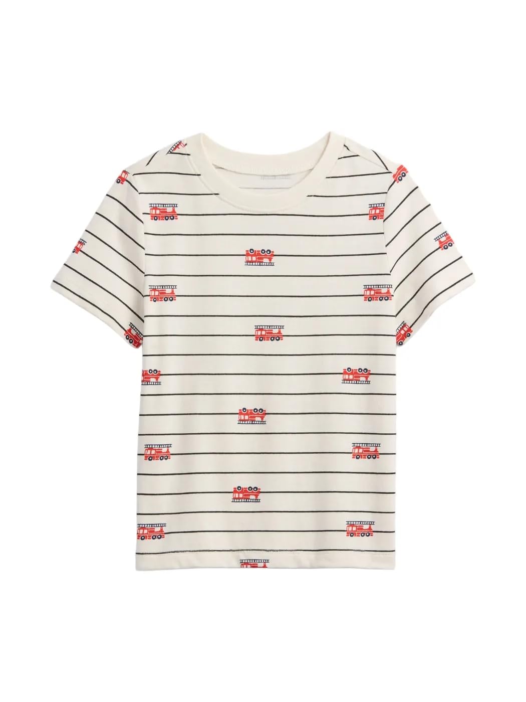 Baby Boys' Short Sleeve Printed Knit Top
