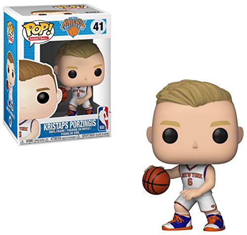 Pop Nba Knicks Kristaps Porzingis Vinyl Figure