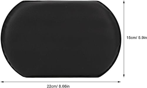 Miniatura 4 de Almohadilla elevada para pantorrilla, almohadillas de cuero de repuesto para la mayoría de sillas de ruedas manuales, color negro