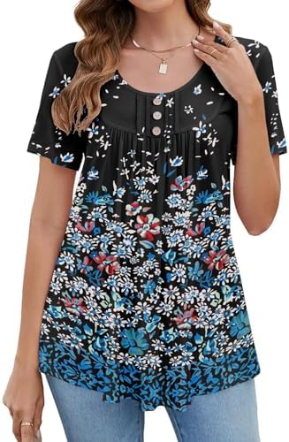 BeadChica Women’s Tunic Tops For Leggings Short