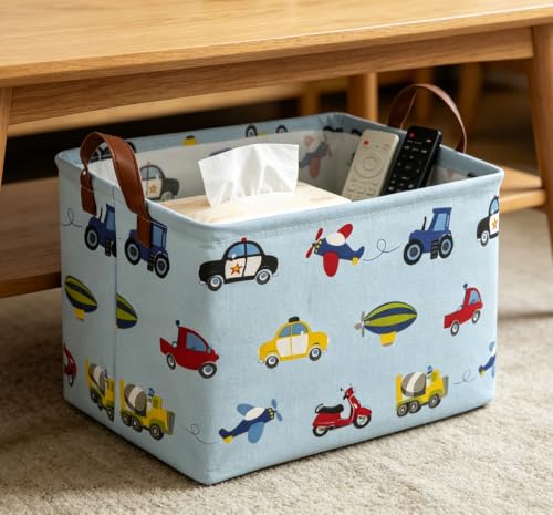 Image of Rectangle Storage Basket, Storage Bins with Handles, Books Box, Gift Baskets(Car)