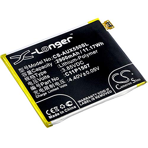 Capacità: 2900mAh TECHTEK Batteria 2900mAh compatibile con [Asus] X550, ZenFone Zoom, ZenFone Zoom Dual SIM, ZX550, ZX551ML ZX550M sostituisce 0B200-01670100, C11P1507, C11PjC1