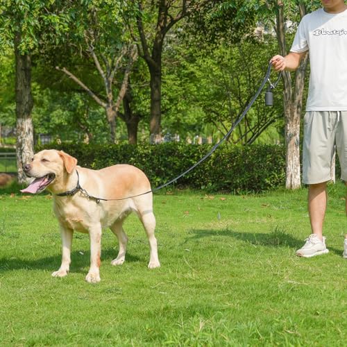 Kidding-Pets-Waterproof-Dog-Leash-with-Poop-Bag-Holder-5FT6FT-Adjustable-Length-with-2-Swivel-Hooks-Odor-Free-Easy-Clean-Dog-Lead-for-Large-Medium-Small-Dogs