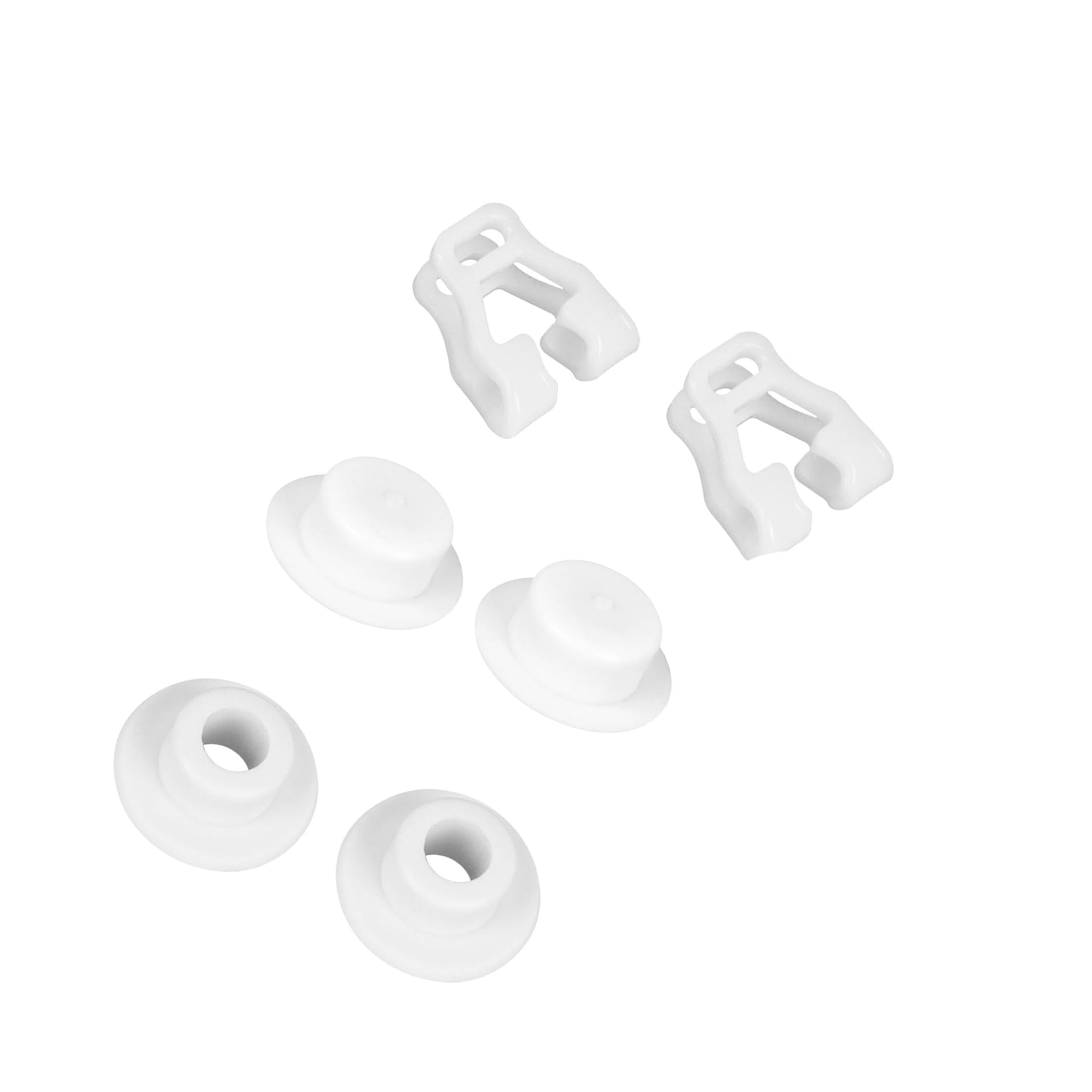 3316450.9019 White Wire Shelf Clip Kit
