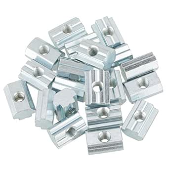 Wabeco T-sleuf moeren 10 mm M8 4-delig