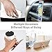 IVSO Finger Ring Stand, Cell Phone Ring Holder 360 Rotation Ring Car Mount for All Smartphone,Finger Grip Rings (Black and Rosegold)