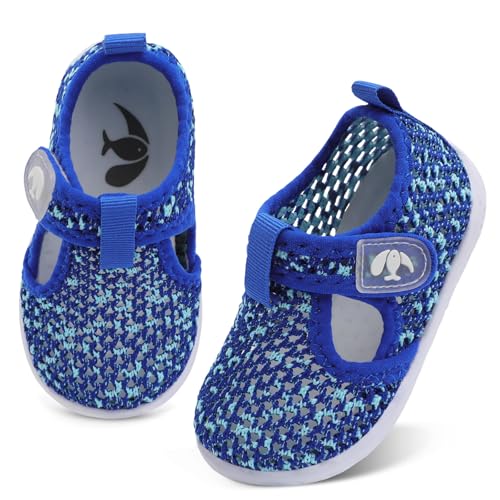 Image of FEETCITY Boys Girls Water Shoes Kids Aqua Socks Quick Dry Barefoot for Beach Swimming Pool