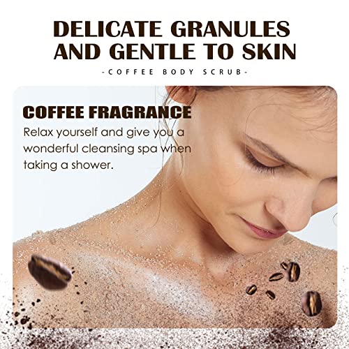 Tianzo 50g Café Esfoliante Corporal Limpeza Profunda Esfoliante Melanina Clareamento e Rejuvenescime