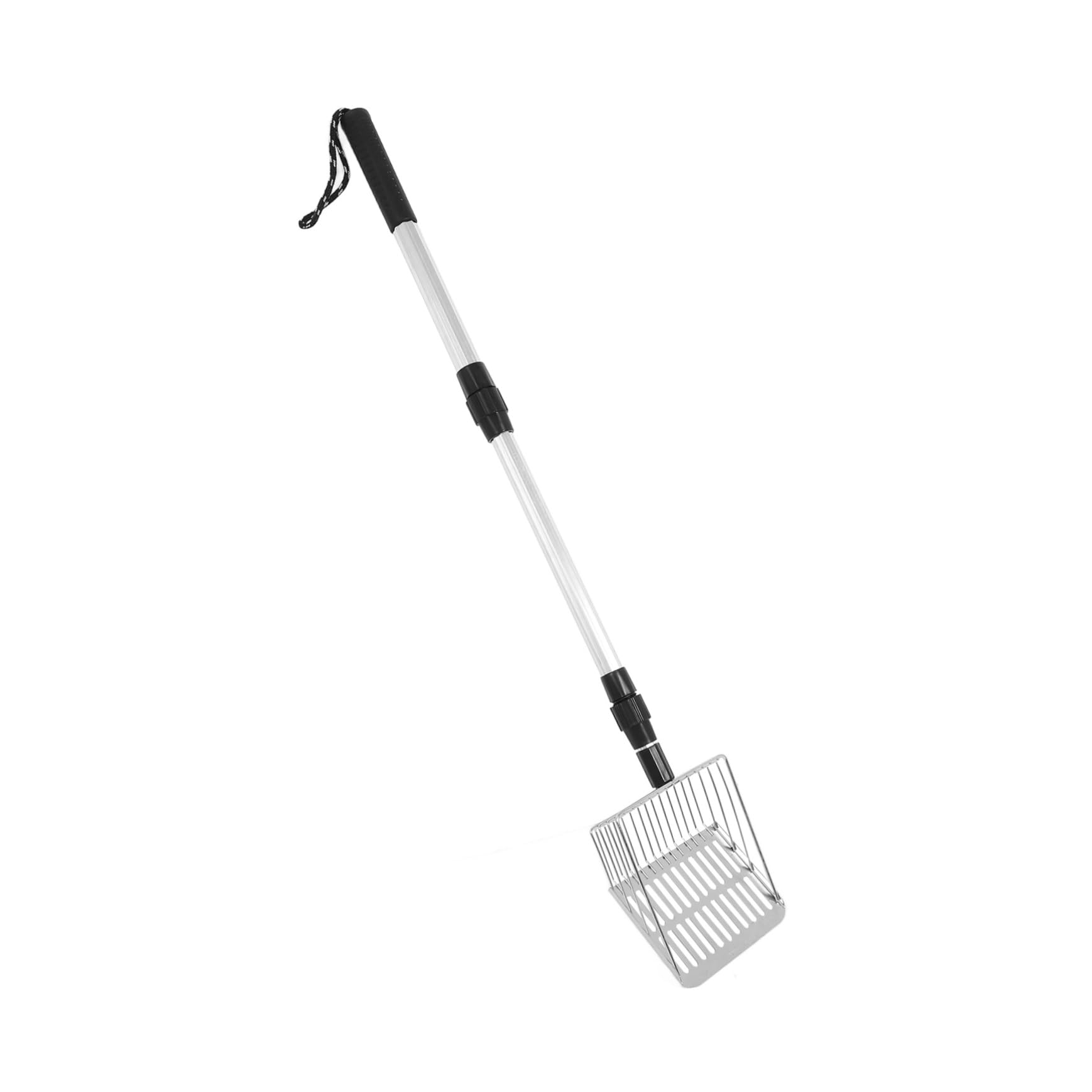 Pelle à litière pour chat en acier inoxydable extensible HEMOTON durable
