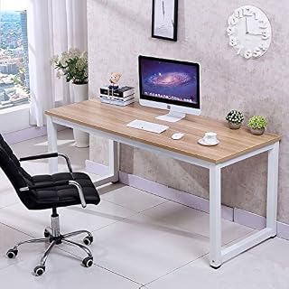 Kize Computer Desk PC Laptop Table Wood Workstation Study Home Office Furniture