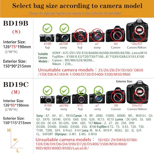 Bolso para cámara mirrorless con apertura dual y protección anti-impacto miniatura 4