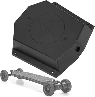 Porta Elétrica 22 × 22 × 5 Quatro Rodas Elétrica Longboard Caixa de Bateria de Plástico Separada Com Porta de Carregamento