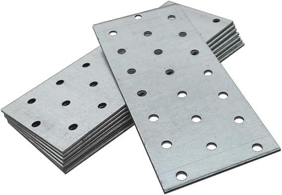 OMIDEAS 20 X Plaques D'assemblage Perforée Plates (100 X 16 X 1.5) Plaques De Raccord, Plaques
