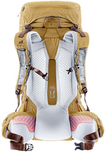 Image of Deuter Aircontact Ultra 40 + 5L Lightweight Trekking & Thru-Hiker Backpack for Backpacking & Long-Distance Hiking & Travel - Savanna-Raisin