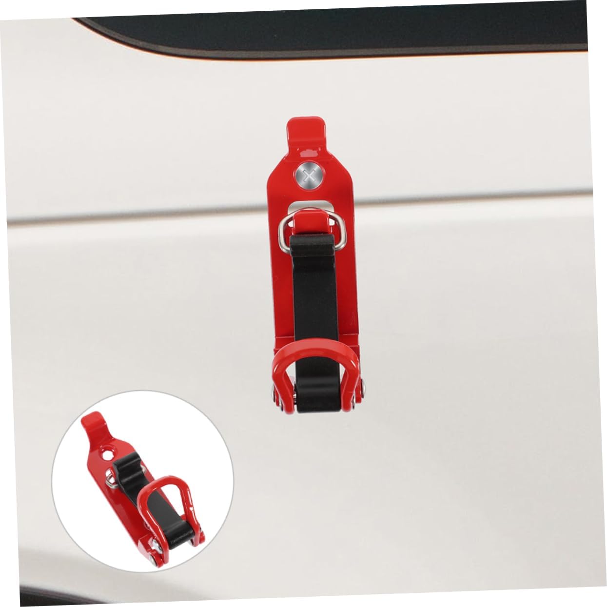 Unomor 4pcs Heavy Duty Shovel Holder Mount Kit for Roof Rack Versatile Tool Bracket for Outdoor Use Trucks Boats and Cars Secure Installation for Garages and