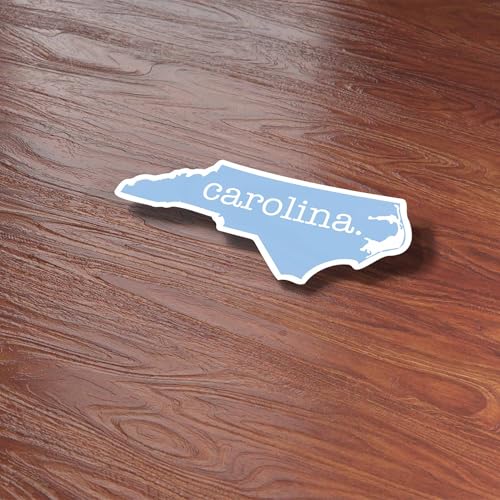 Imán decorativo flexible azul de Carolina del Norte miniatura 6