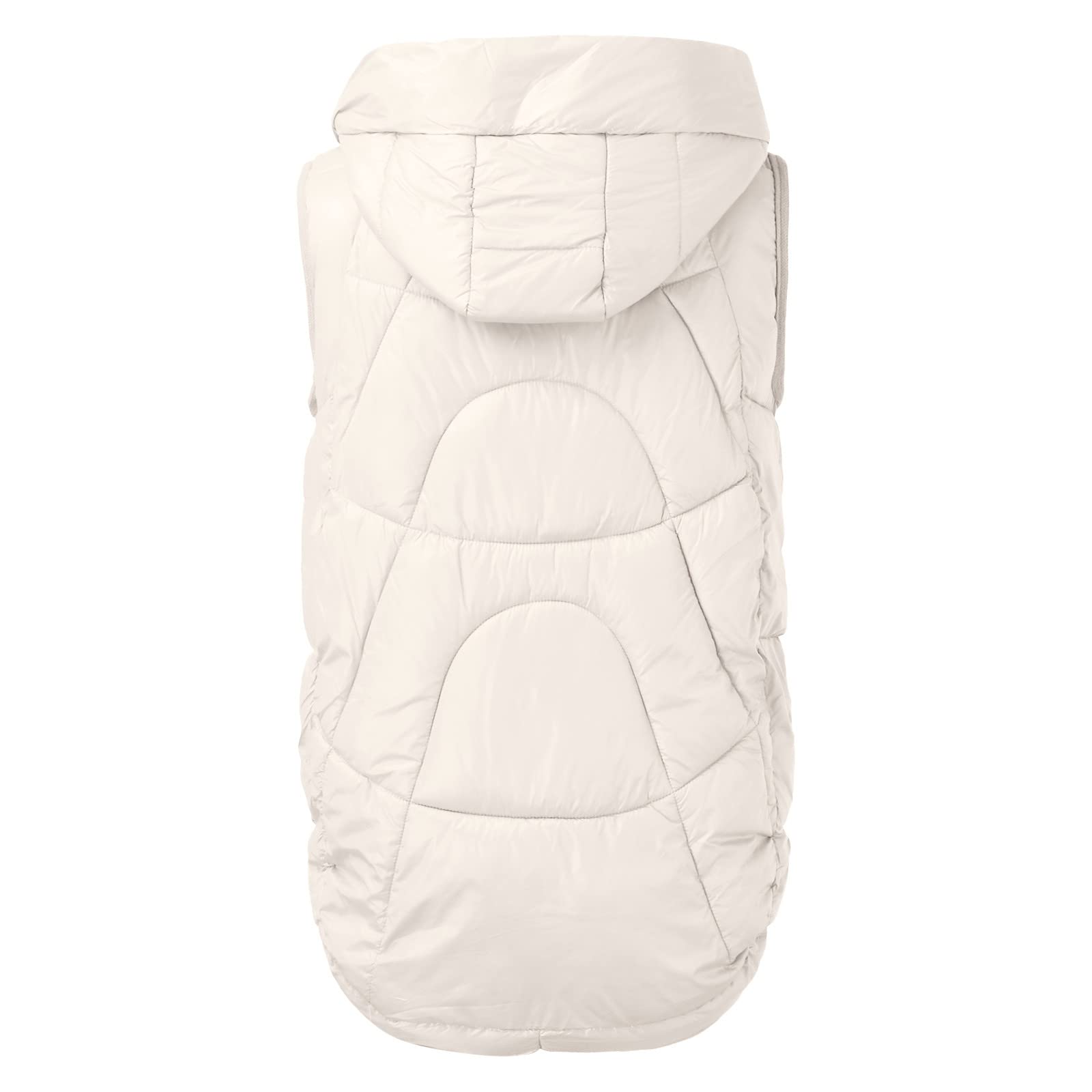 Chaleco acolchado para mujer con capucha, abrigo de invierno largo para mujer, tallas grandes, chaleco de entretiempo, holgado, cómodo, chaqueta de invierno, moderna con cremallera, chaqueta de