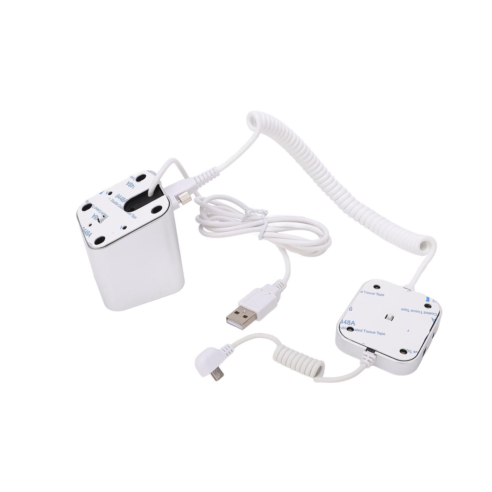 Porta micro USB Espositore per Telefono Cellulare Antifurto, con Allarme di Sicurezza 95-120 DB, Supporto per Telefono Antifurto per Sale Espositive, Negozio (per Android)