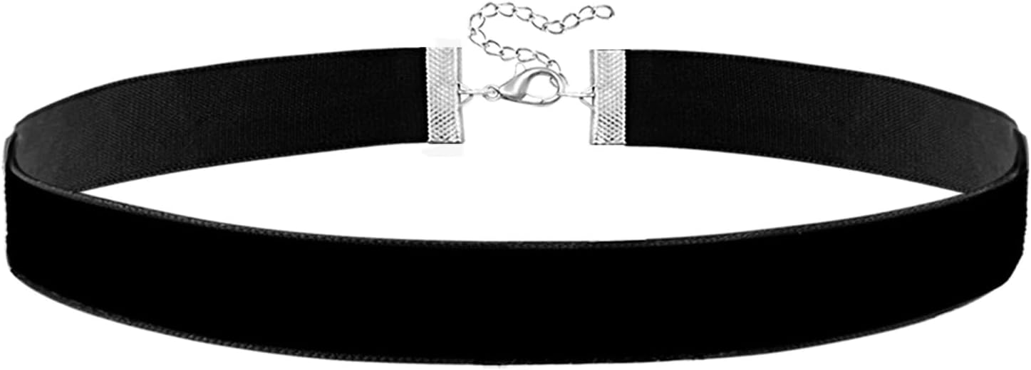 Black Choker Necklace Set Velvet Lace Choker Daisy Gothic Punk Classic Choker