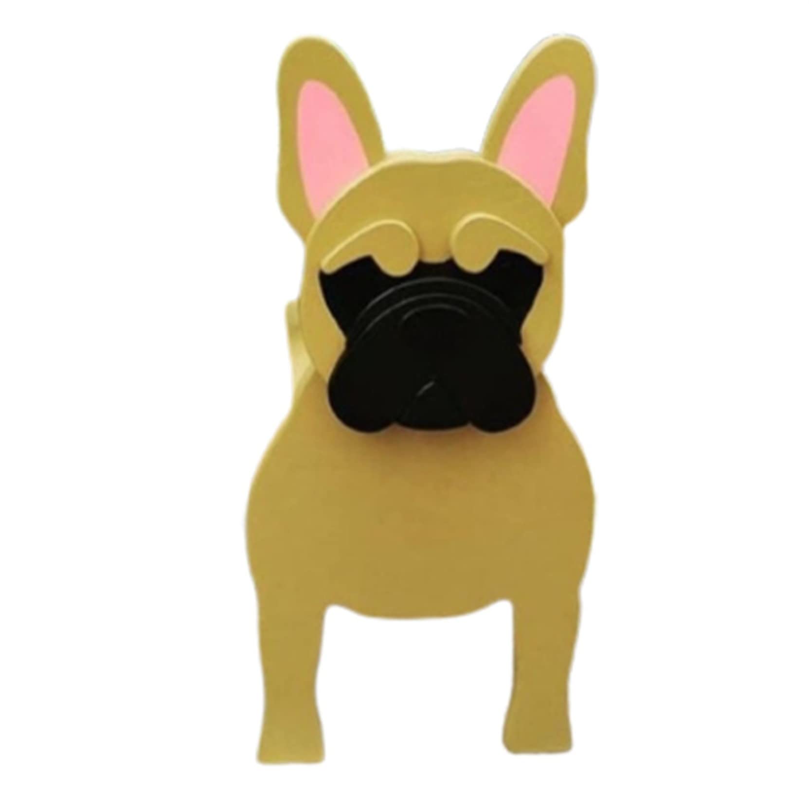 HLASMSPE French Bulldog Planter Plant Pot, Flower Pot For Garden Decora, Small Pupy Gifts for Women, Dog Shape Plant Container Holder Dog Storage Box, 34 * 24cm