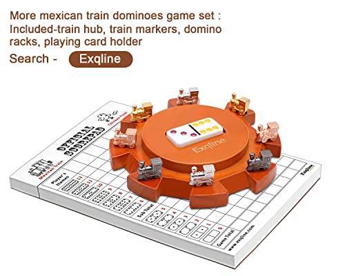 Exqline Mexican Train Score Pads 8.3x5.5 pulg. 70 hojas miniatura 4