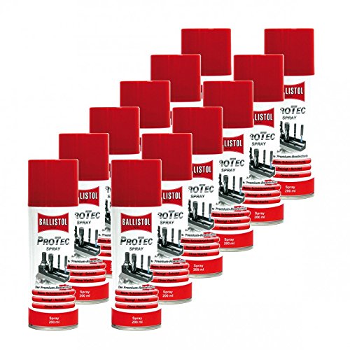 Preisvergleich Produktbild BALLISTOL ProTec 12 x 200 ml Spraydose Schmierspray Premium Rostschutz 25260