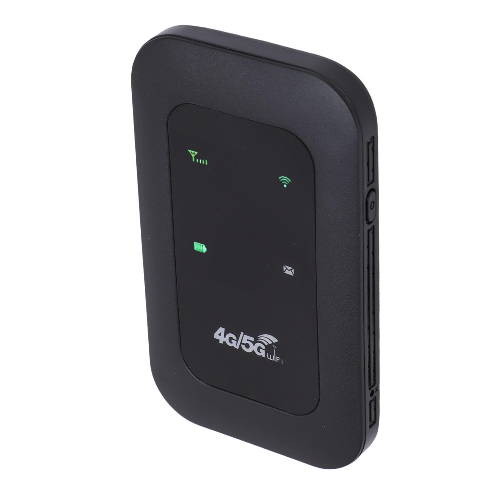 Vikye Hotspot Mobile 4G 5G, WiFi Portable pour Voyager dans Plus de 140 Pays, avec Emplacement pour Carte SIM, Réseau Multi-Porte-portiques, 10 Appareils, écran LED Couleur, Noir
