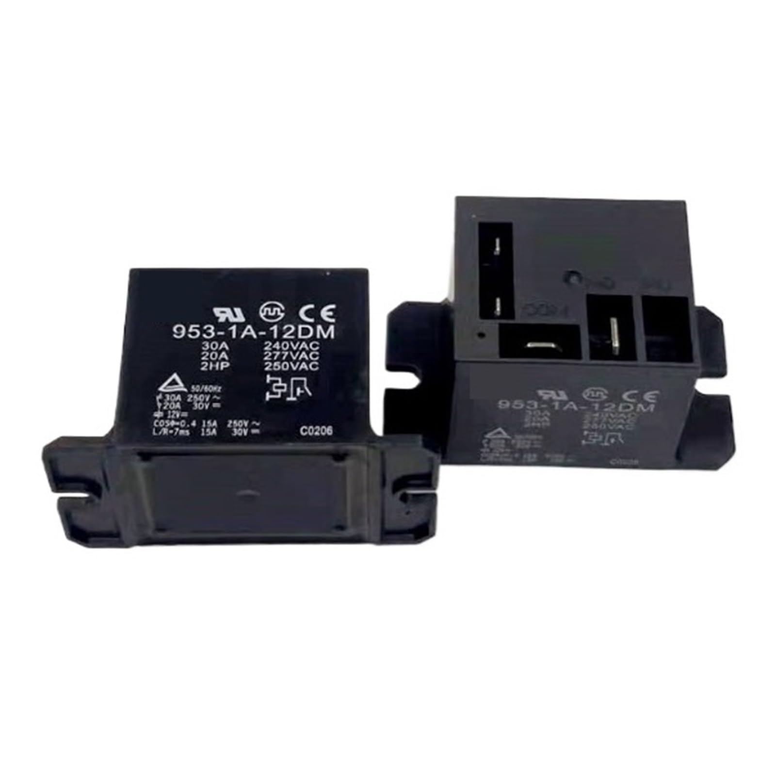 Relais 12VDC 30A 953-1A-12DM haute performance à 4 broches, lot de 10