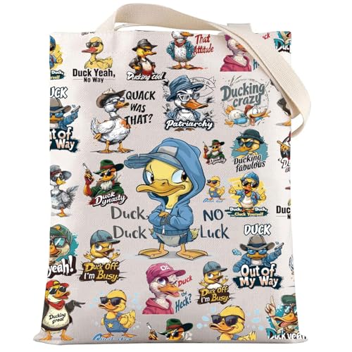 Sac fourre-tout en toile canard LEVLO, cabas d'épaule idéal pour le quotidien