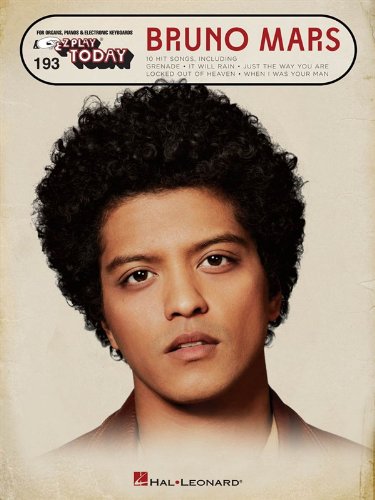 bruno mars sheet music piano - Bruno Mars: E-Z Play Today #193