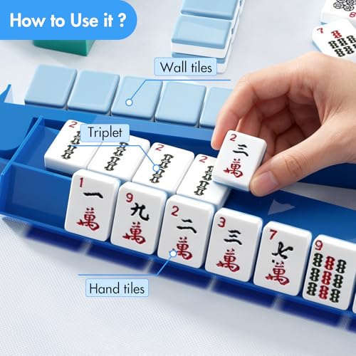 Set de 4 Soportes Resistentes para Mahjong de 18.7 in miniatura 3