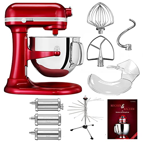 KitchenAid Küchenmaschine Artisan - P35 Starter-Set 6,9 L (Nudel.Pasta) - 5KSM7580XECA inkl. Nudelaufsatz 3tlg. (5KSMPRA…