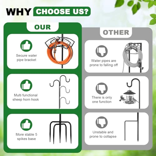 Soporte para manguera de jardín con 40% de descuento