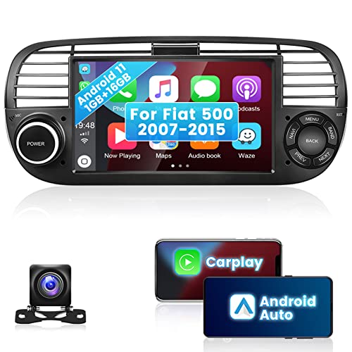 Autoradio Fiat 500 2007-2015 Con Carplay Wireless - Schermo 7 Pollici, Bluetooth 5.0, Android Auto - Foto 5