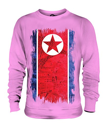 Sweat-shirt homme femme Corée du Nord drapeau Candymix original