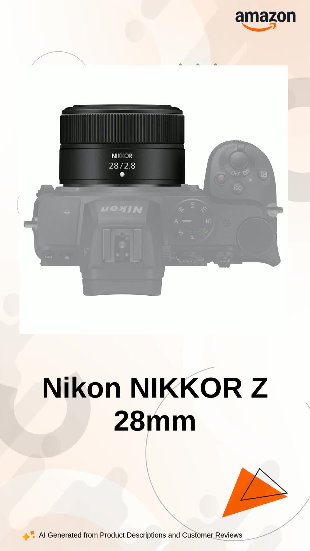 Nikon NIKKOR Z 28mm f/2.8 Lens (Black) : Amazon.in: Electronics