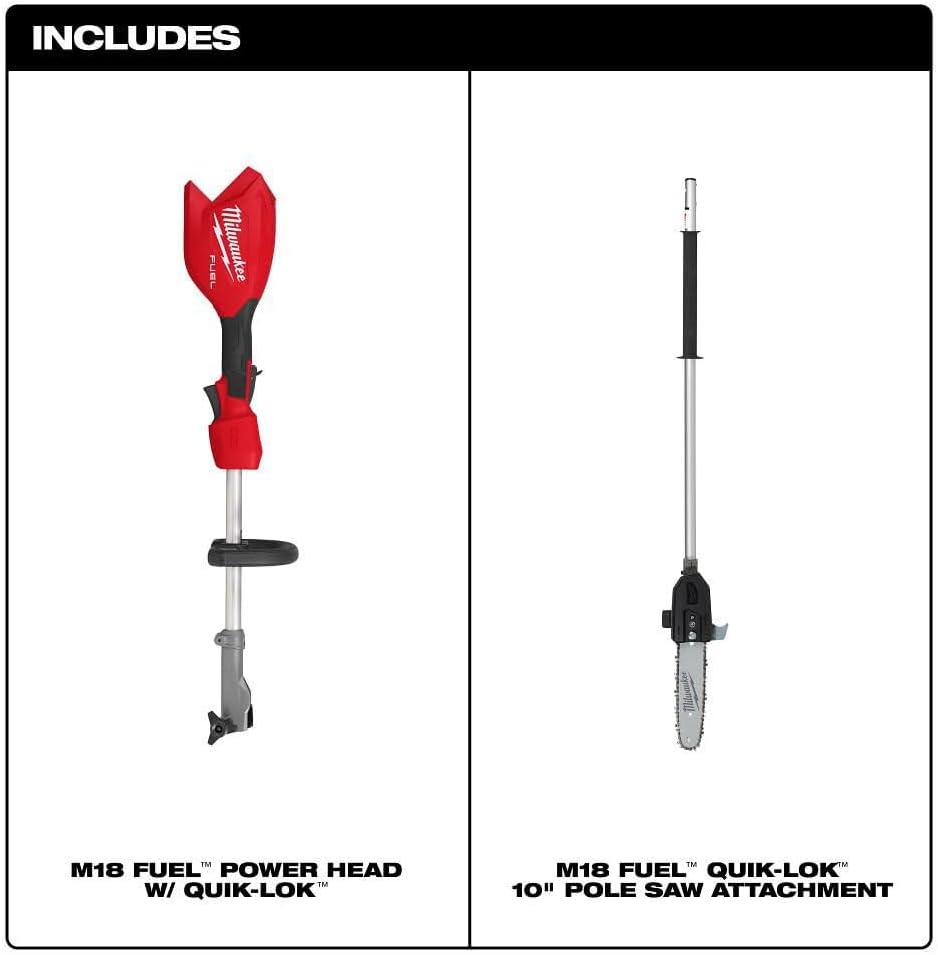 Milwaukee M18 FUEL Pole Saw with QUIK-LOK (Bare Tool)
