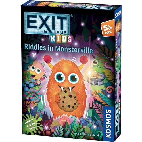 EXIT: The Game - Kids - Riddles in Monsterville miniatura 1