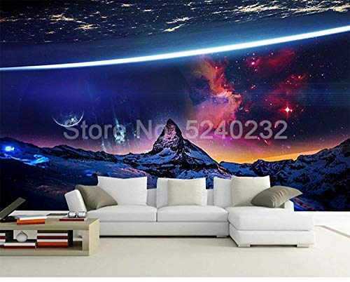 Papier peint 3d univers et ciel étoilé grand format 400x280 cm