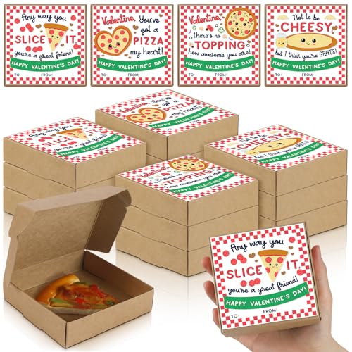 Nuogo 60 Pcs Valentine's Day Small Pizza Box 3.94 x 3.94 x 1.18 Inch Mini Pizza Box with Sticker Cookie Boxes Takeout Boxes for Valentine's Day Celebrations Picnic Birthdays Party Favors Nuogo 60 Pcs Valentine's Day Small Pizza Box 3.94 x 3.94 x 1.18 Inch Mini Pizza Box with Sticker Cookie Boxes Takeout Boxes for Valentine's Day Celebrations Picnic Birthdays Party Favors