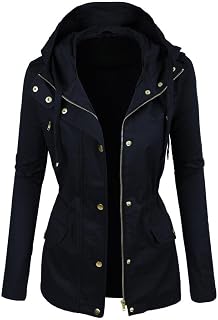 PRIME Damen Parka Jacke Frauen Baumwoll Jacke Trenchcoat PK-02