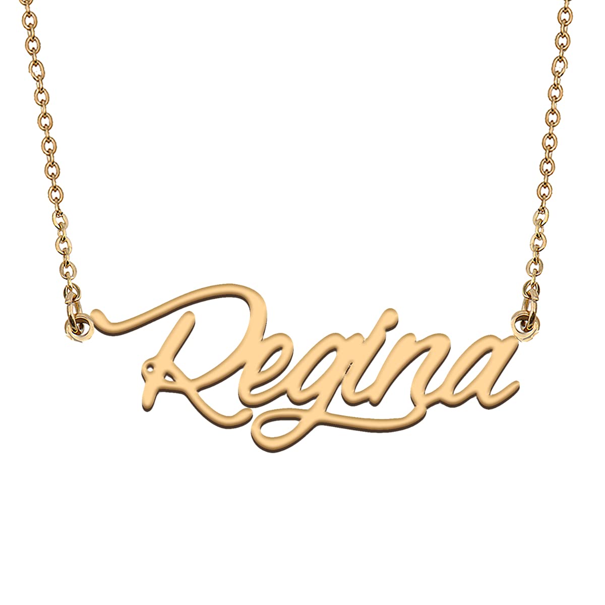 HUAN XUNPersonalized Jewelry Custom Initial Pendant Custom Name Necklaces for Women Girls