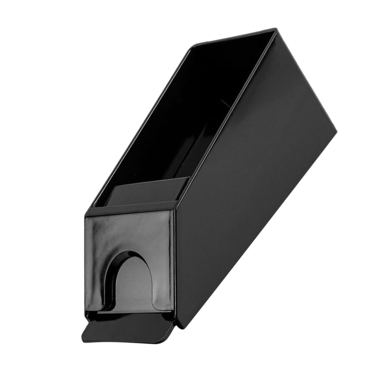 BESTonZON Distributore di Carte Acrilico Nero Resistente All’usura per Giochi da Tavolo e Scacchi, Forma Arrotondata, Uso Durevole e Pesante, Accessorio per Giochi di Carte