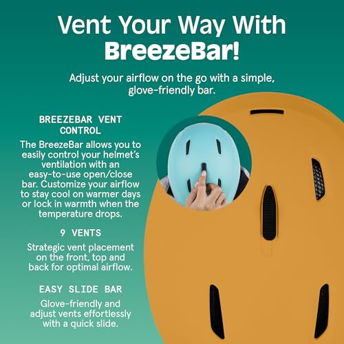 image for Retrospec Zephyr Ski Helmet - Snowboard Helmet for Adults & Youth- Adj