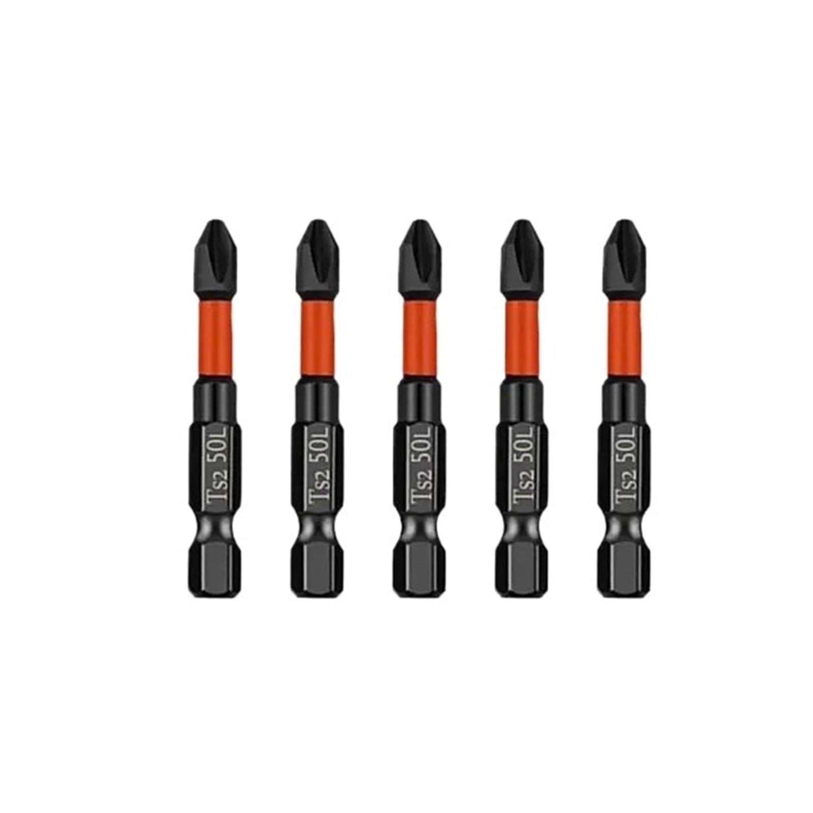 UAYPLMBI 25mm 50mm 70mm 90mm 150mm PH2 Cross Screwdriver Bit Set Impact Batch Head Hardness