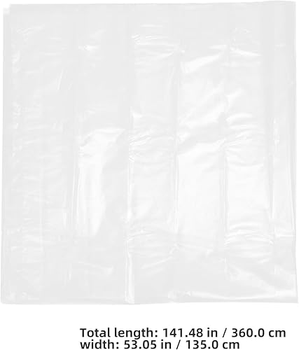 Miniatura 7 de DOITOOL Funda protectora de sofá de plástico transparente de 141.7 x 53.1 in, impermeable, para muebles, almacenamiento en movimiento, bolsa de
